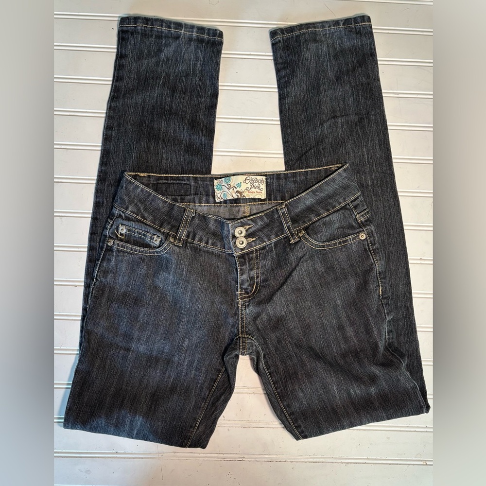 X2 Women's Sz 2S Quality Denim w10 Boot Blue Jeans Low Rise Stretch Pre owned